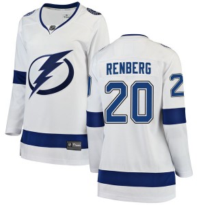 Mikael Renberg Tampa Bay Lightning Women's Fanatics Branded White Breakaway Away Jersey