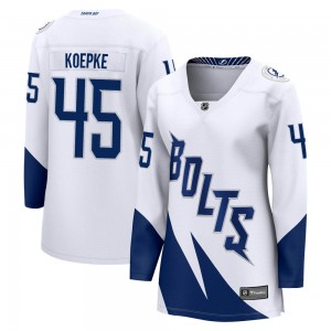 Cole Koepke Tampa Bay Lightning Women's Fanatics Branded White 2022 Stadium Series Breakaway Jersey
