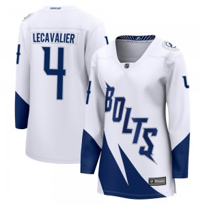 Vincent Lecavalier Tampa Bay Lightning Women's Fanatics Branded White 2022 Stadium Series Breakaway Jersey